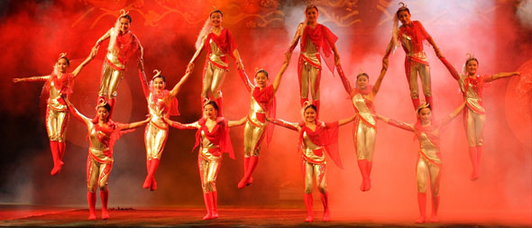 Huxi Theatre Acrobatic Show in Shanghai